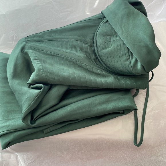 House of CB ‘Charmaine’‎ Forest Corset Maxi Dress NWOT size S - Picture 10 of 11